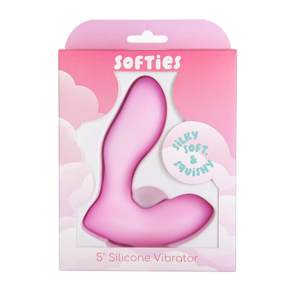 5" Softies Silicone Vibe Pink