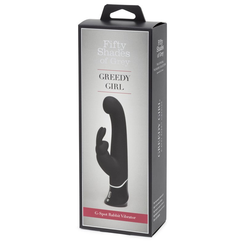 Greedy Girl Rechargeable G-Spot Rabbit  FREE COCK RING WITH PURCHASE