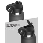 PDX Plus Fuck Flask Secret Delight Grey Bottle Brown