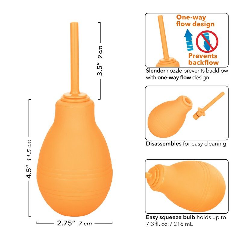 Cheeky One-Way Flow Douche Orange