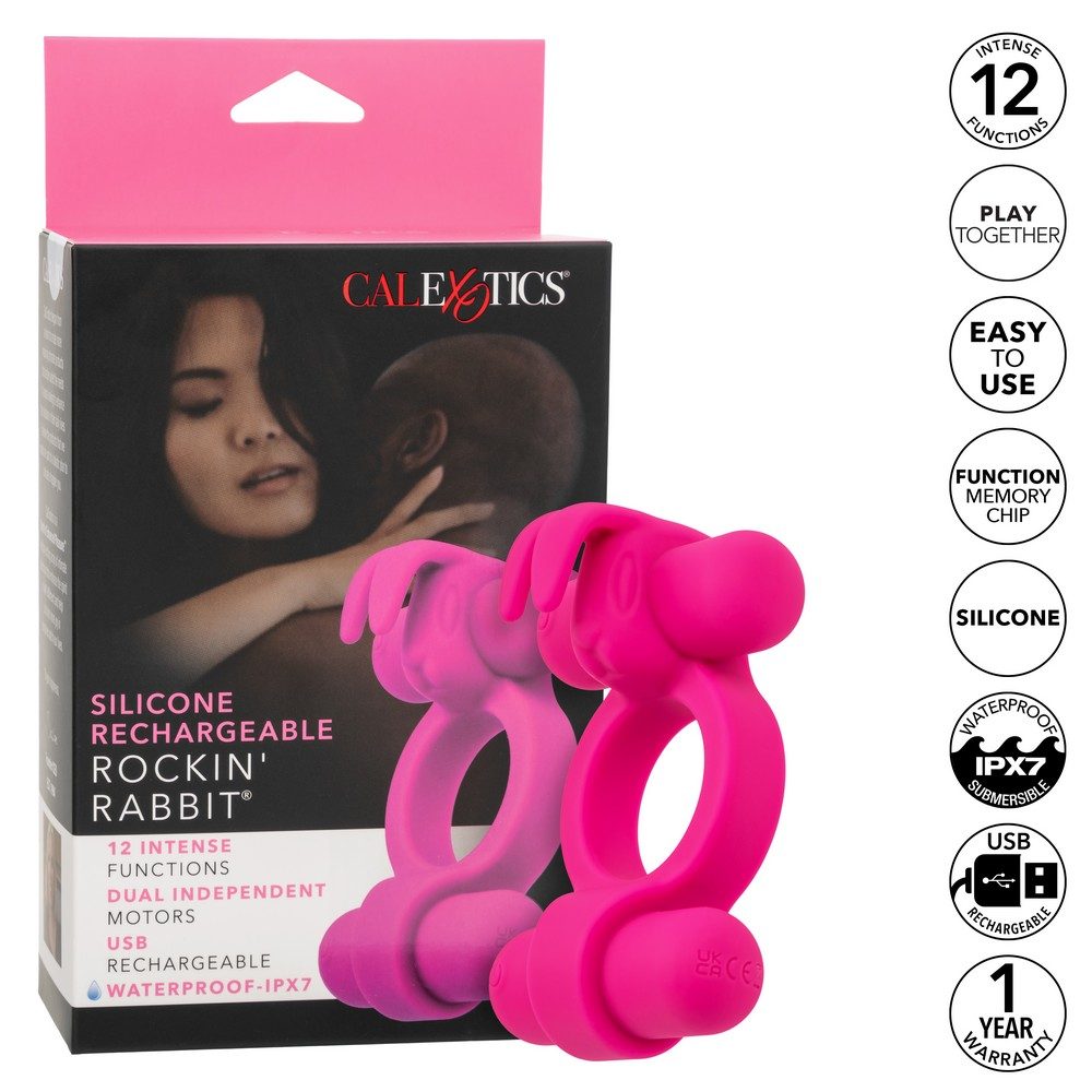 Silicone Rechargeable Rockin' Rabbit
