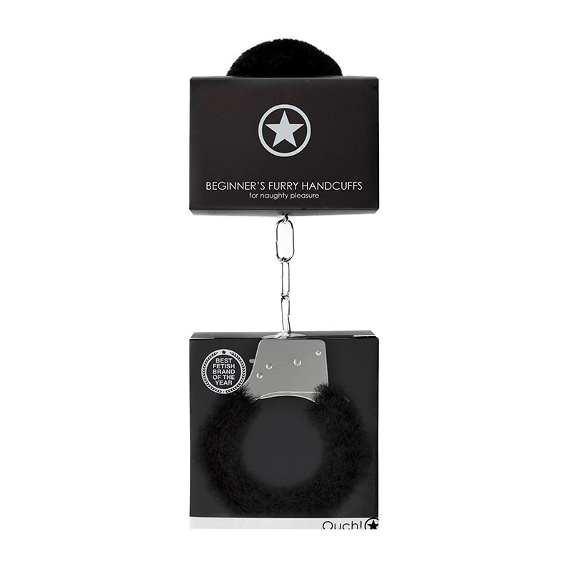 Beginners Handcuffs Furry Black