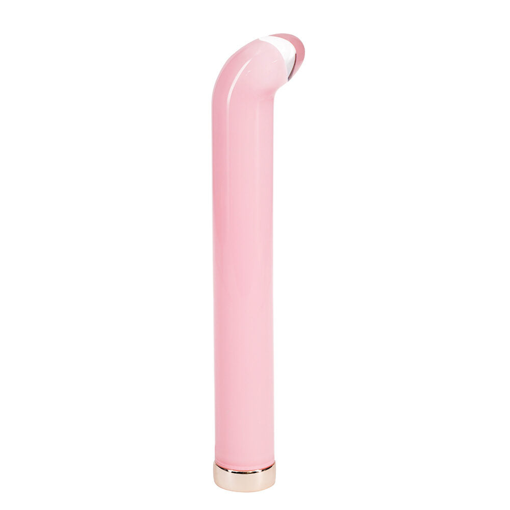 6.3" Glass Aurora 10 Speed Rechargeable Pink