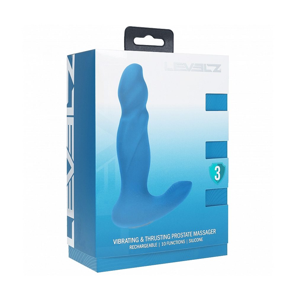 LevelZ Vibrating/Thrusting Prostate Massager Teal
