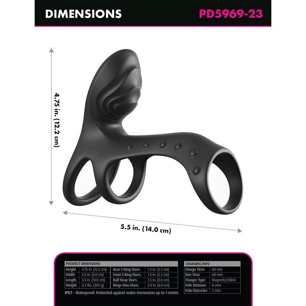 C-Ringz Ultimate Couples Cage Pro Black
