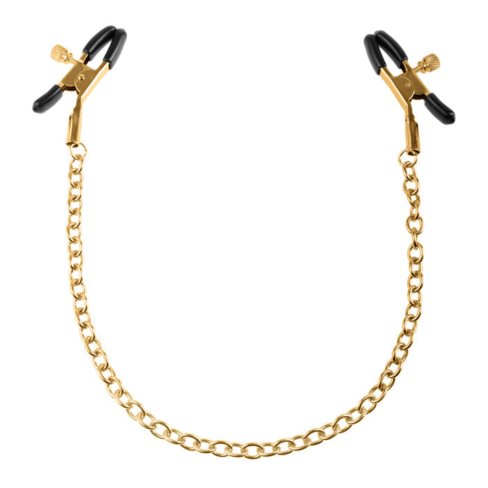 Gold Chain Nipple Clamps