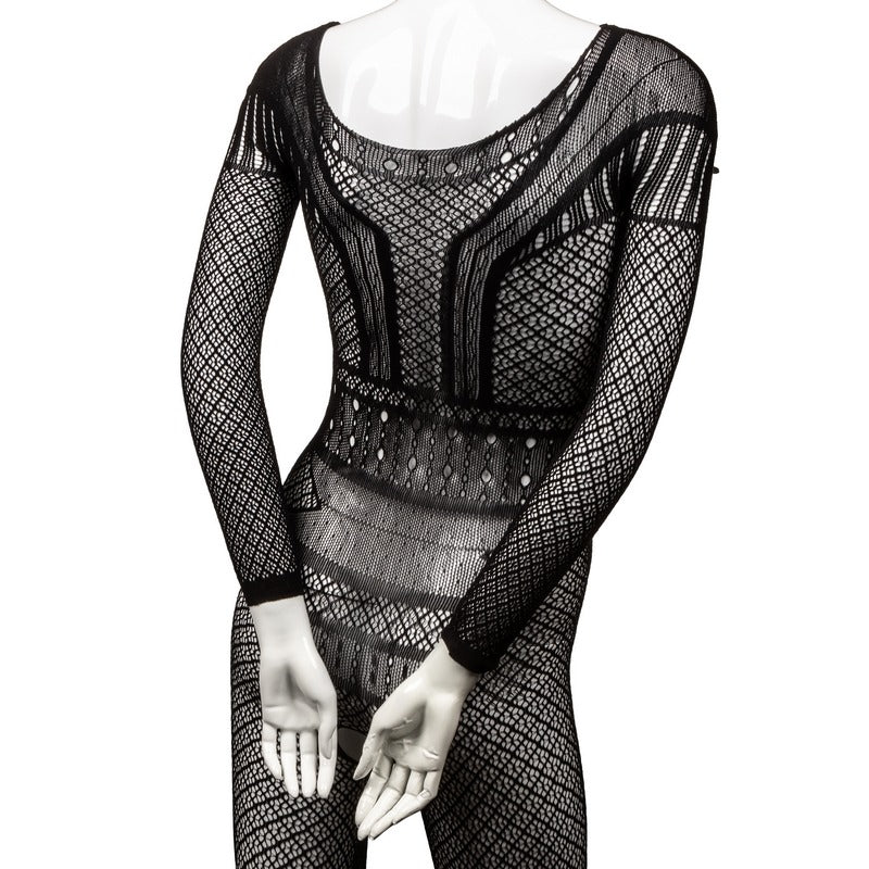 Scandal Full Length Lace Body Suit Plus Size