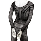 Scandal Full Length Lace Body Suit Plus Size